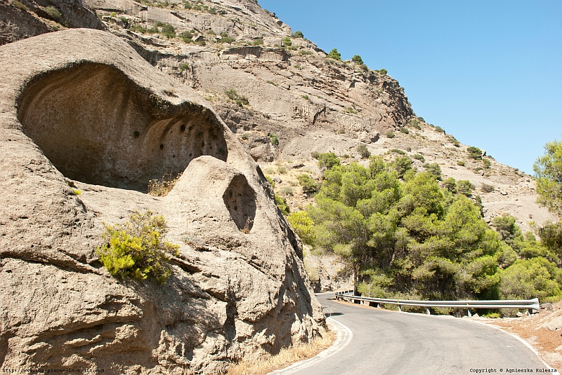 El Chorro - a very unusual rock photo