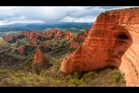 Panoramic view of Las Médulas